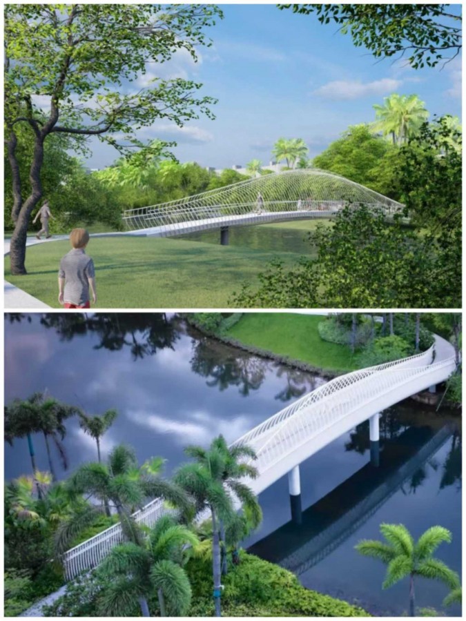 石梅公園網(wǎng)紅橋